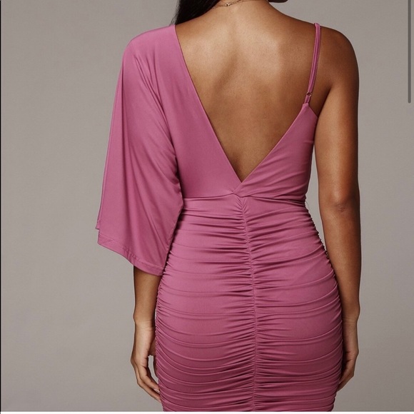 JLUX LABEL Like New So Elevated One-Shoulder Dress - Picture 2 of 5